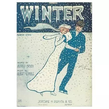 Картина на холсте LegendArte Winter, многоцветный