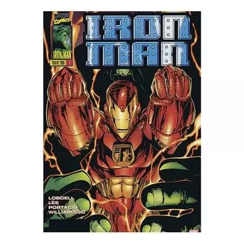 Картина на холсте Marvel Iron Man, разноцветный
