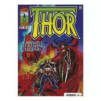 Картина на холсте Marvel Thor, разноцветный