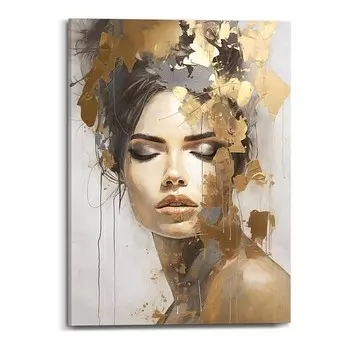 Картина на холсте Reinders Chique Gold, золотой