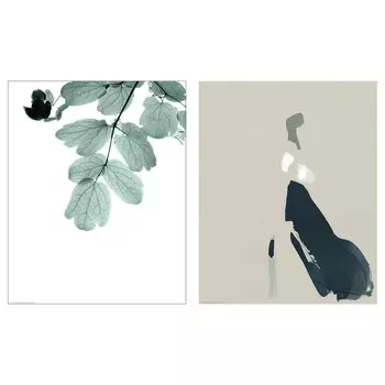 Картина, оттиск, 40х50 см ,бежевый/зеленый, BILD IKEA