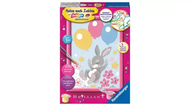 Картина по номерам летающий кролик Ravensburger Beschftigung