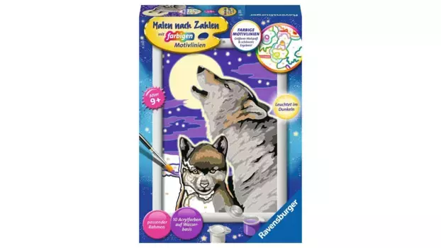 Картина по номерам мистические волки Ravensburger Beschftigung