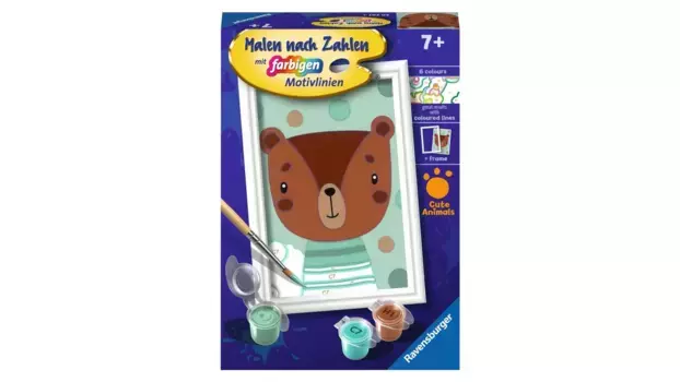 Картина по номерам мягкий мишка Ravensburger Beschftigung