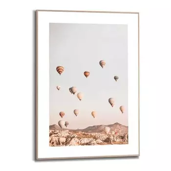 Картина Reinders Heiluftballon Ballonfahrt, бежевый