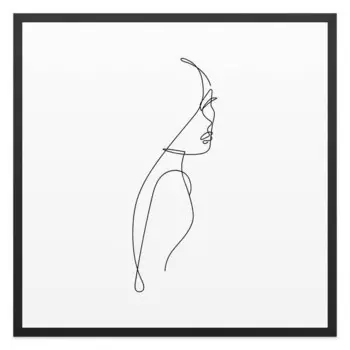 Картина Reinders Silhouette Weiblich, белый