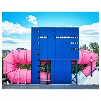 Картина, розовые трубы, Берлин, 50х40 см ,мультиколор, BILD IKEA