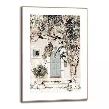 Картина с рамкой Reinders Griechenland, бежевый