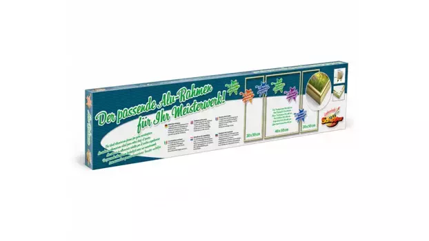 Картина Schipper по номерам фурнитура триптих в алюминиевой раме 50 х 80 см