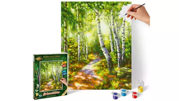 Картина Schipper по номерам Группа мотивов Классика / Животные Картина по номерам Березовый лес