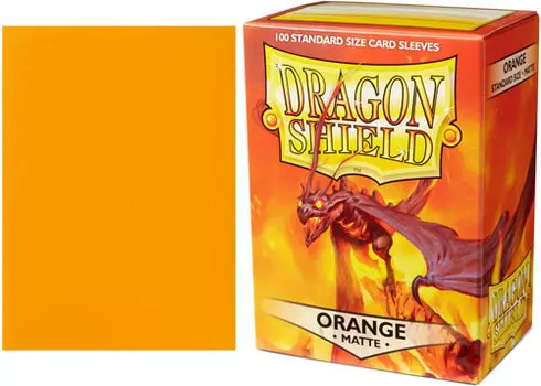 Карточная игра Arcane Tinmen Dragon Shield Sleeves: Matte - Orange (100)