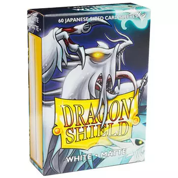 Карточная игра Arcane Tinmen Dragon Shield Sleeves: Matte - Japanese Size - White (60)