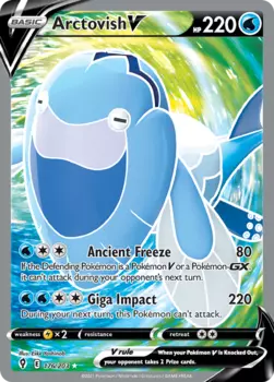 Карточная игра Arctovish V 176/203 - Evolving Skies Holofoil