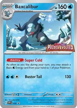 Карточная игра Baxcalibur 19 - SV Scarlet Violet Promo Cards Holofoil