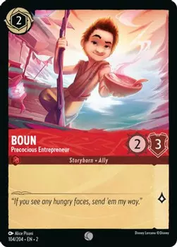 Карточная игра Boun - Precocious Entrepreneur (104/204) - Rise of the Floodborn