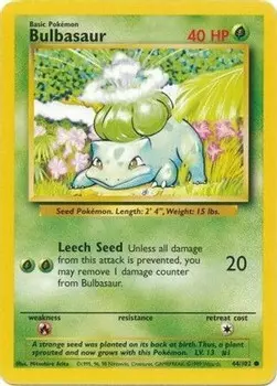 Карточная игра Bulbasaur 44/102 - Base(LP)