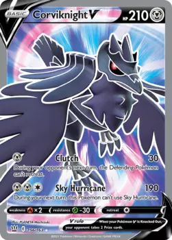 Карточная игра Corviknight V 156/163 - Battle Styles Holofoil