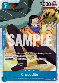 Карточная игра Crocodile (OP01-067) Romance Dawn Foil