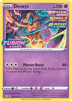 Карточная игра Deoxys SWSH170/298 - SWSH Black Star Promos Holofoil
