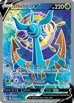 Карточная игра Dhelmise V 187/202 - Sword Shield Holofoil