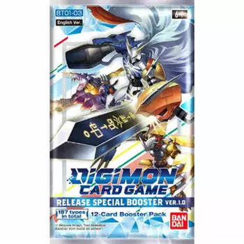 Карточная игра Digimon TCG: V1.0 Booster Pack