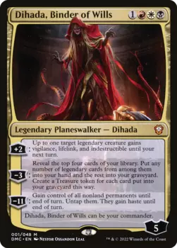 Карточная игра Dihada, Binder of Wills - Dominaria United Commander Foil