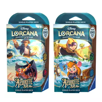 Карточная игра Disney Lorcana: Azurite Sea – Starter Deck – 2-Set