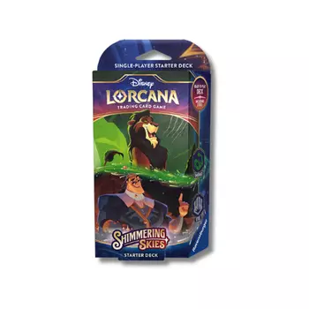 Карточная игра Disney Lorcana: Shimmering Skies – Starter Deck – Emerald & Steel