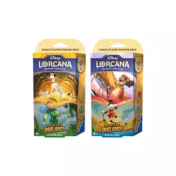 Карточная игра Disney Lorcana TCG: Into the Inklands - Starter Deck (Set of 2)