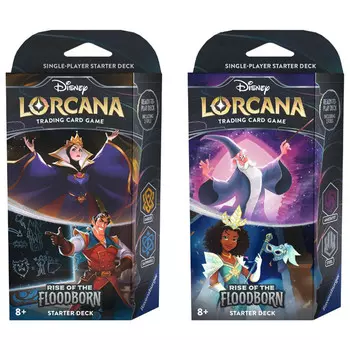 Карточная игра Disney Lorcana TCG: Rise of the Floodborn - Starter Deck (Set of 2)