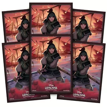 Карточная игра Disney Lorcana TCG: Rise of the Floodborn - Mulan - Matte Card Sleeves (65)