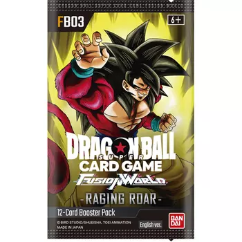 Карточная игра Dragon Ball Super Fusion World: Raging Roar (Fb03) – Booster Pack Bandai