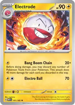 Карточная игра Electrode 101 - SV Scarlet and Violet 151 Holofoil