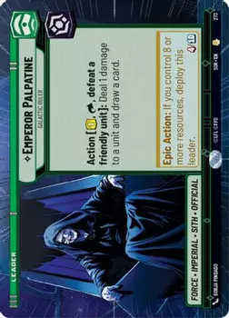 Карточная игра Emperor Palpatine - Galactic Ruler (Hyperspace) (273) - Spark of Rebellion