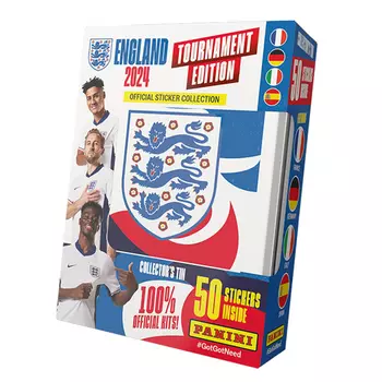 Карточная игра England 2024 Tournament Edition Official Sticker Collection – Pocket Tin