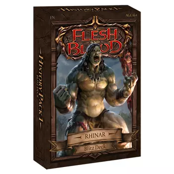 Карточная игра Flesh And Blood: History Pack 1 – Blitz Deck – Rhinar