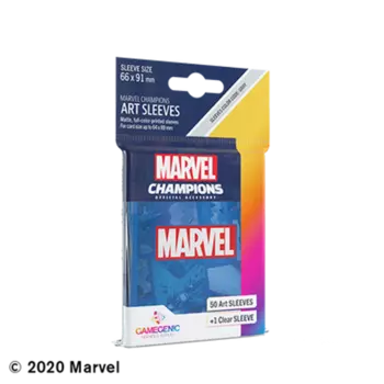 Карточная игра Game Genic Sleeves: Marvel Champions - Marvel Blue