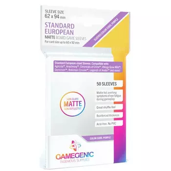 Карточная игра Gamegenic Gamegenic Matte Sleeves: Standard European
