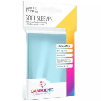 Карточная игра Gamegenic Soft Sleeves (67x94mm) (100)