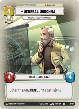 Карточная игра General Dodonna - Massassi Group Commander (19/20) - Weekly Play Promos