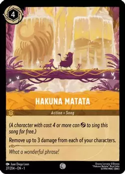 Карточная игра Hakuna Matata (27/204) - The First Chapter