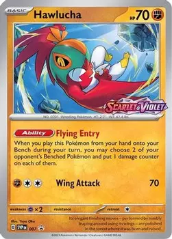 Карточная игра Hawlucha (Scarlet & Violet Base Set) Holofoil