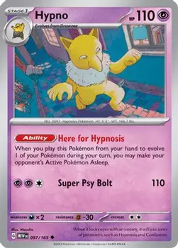 Карточная игра Hypno 97 - SV Scarlet and Violet 151 Reverse Holofoil