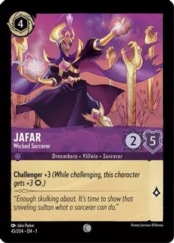Карточная игра Jafar - Wicked Sorcerer (45/204) - The First Chapter