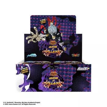Карточная игра Jasco Games My Hero Academia CCG - League of Villains - Booster Display