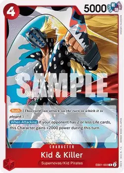 Карточная игра Kid & Killer (EB01-003) Extra Booster: Memorial Collection Foil