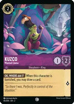 Карточная игра Kuzco - Wanted Llama (45/204) - Rise of the Floodborn