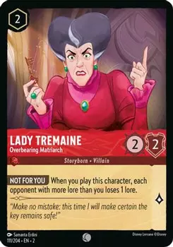 Карточная игра Lady Tremaine - Overbearing Matriarch (111/204) - Rise of the Floodborn