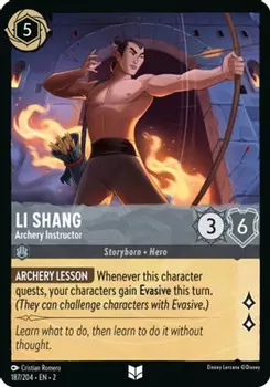Карточная игра Li Shang - Archery Instructor (187/204) - Rise of the Floodborn