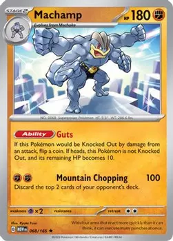 Карточная игра Machamp 68 - SV Scarlet and Violet 151 Reverse Holofoil